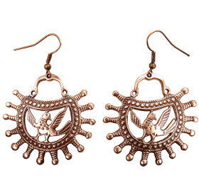 Earrings slotted "Novgorod Falcons"