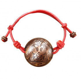Spherical bracelet-cord "Suzdal hawks"