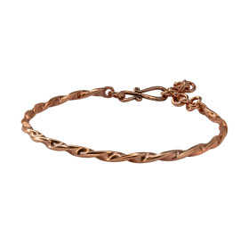 Twisted bracelet No. 1. Thickness 4 mm