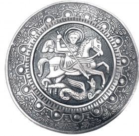 Cast brooch "St. George the Victorious"