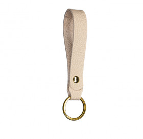 Medium leather key chain