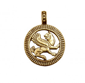 Slotted pendant "Persian griffin"
