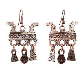 Earrings "Twin horses"