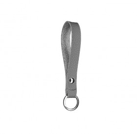 Slim leather key chain