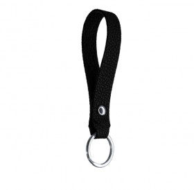 Medium leather key chain