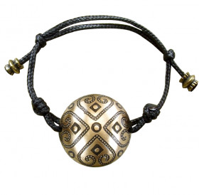 Spherical cord bracelet "Prosperity"