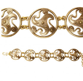 Slotted bracelet "Trixelion"