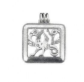 Slotted pendant "Double-headed griffin"