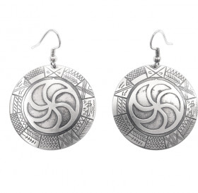 Earrings "Ancient Slavic calendar"