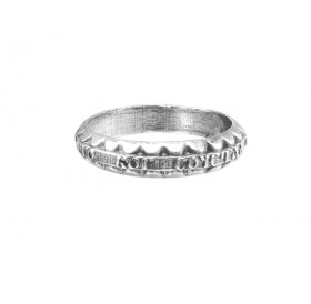 Wedding ring "What God has combined, let man not separate." Tinted