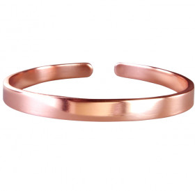 Bracelet glossy thickness 2.5 mm. Copper