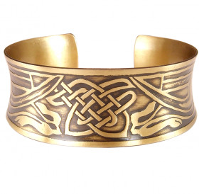 Concave bracelet "Celtic dragons"