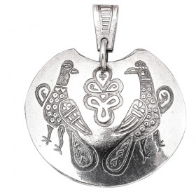 Pendant "Paired prince-birds"