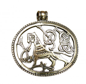 Slotted pendant "King of beasts"