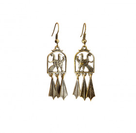 Earrings "Cathedral Prince-Birds"