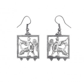 Earrings "Tsar-birds"