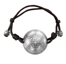Spherical bracelet-lace "Arable land"
