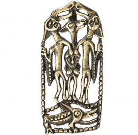 Pendant "Alvi with two heavenly moose on a lizard"