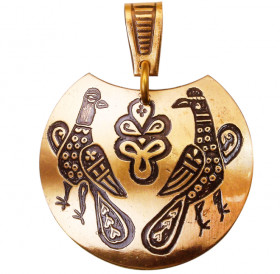 Pendant "Paired prince-birds"