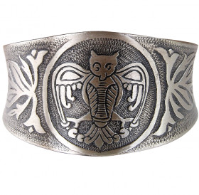 Concave bracelet "Owl"