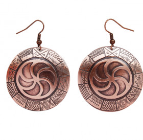 Earrings "Ancient Slavic calendar"