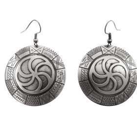 Earrings "Ancient Slavic calendar"