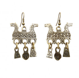 Earrings "Twin horses"