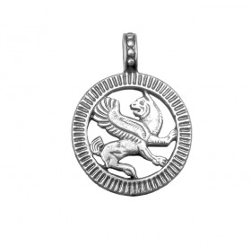 Slotted pendant "Persian griffin"
