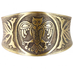 Concave bracelet "Owl"