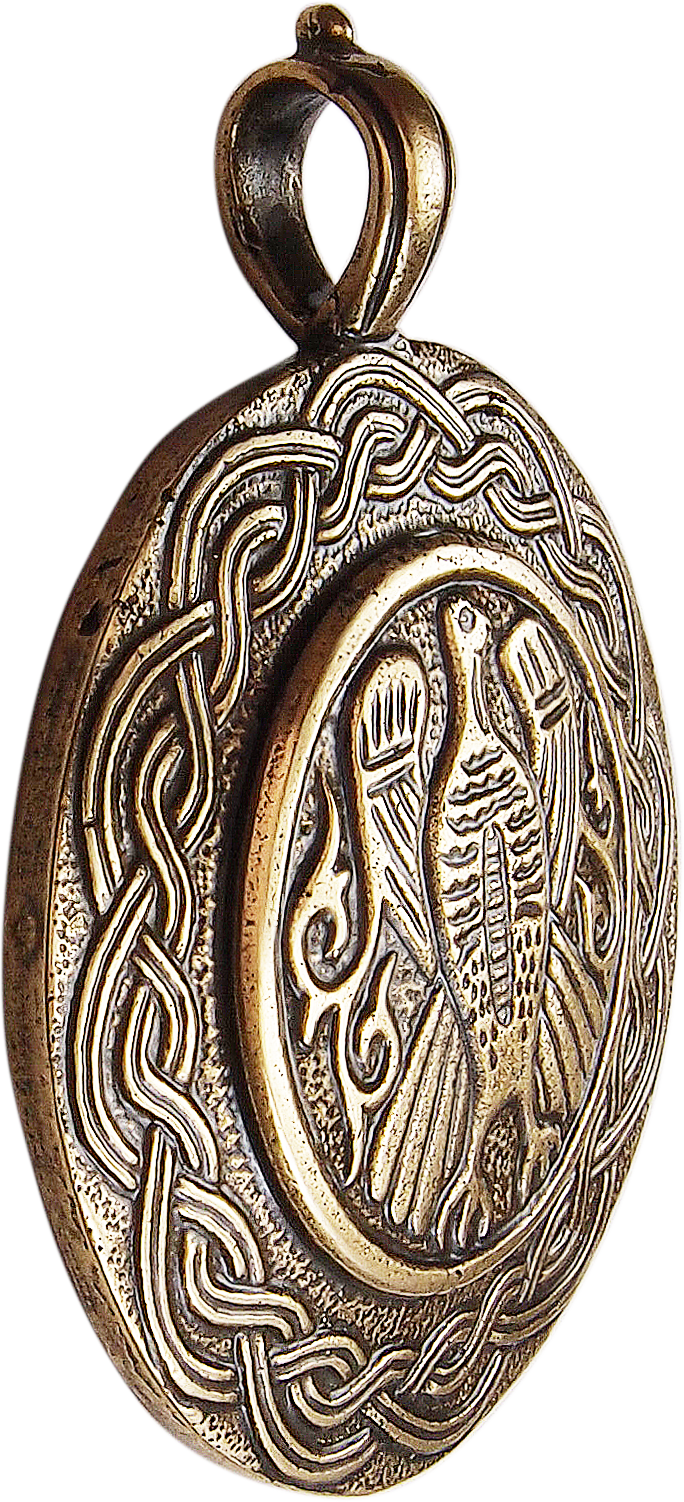 Cast pendant "Falcon"