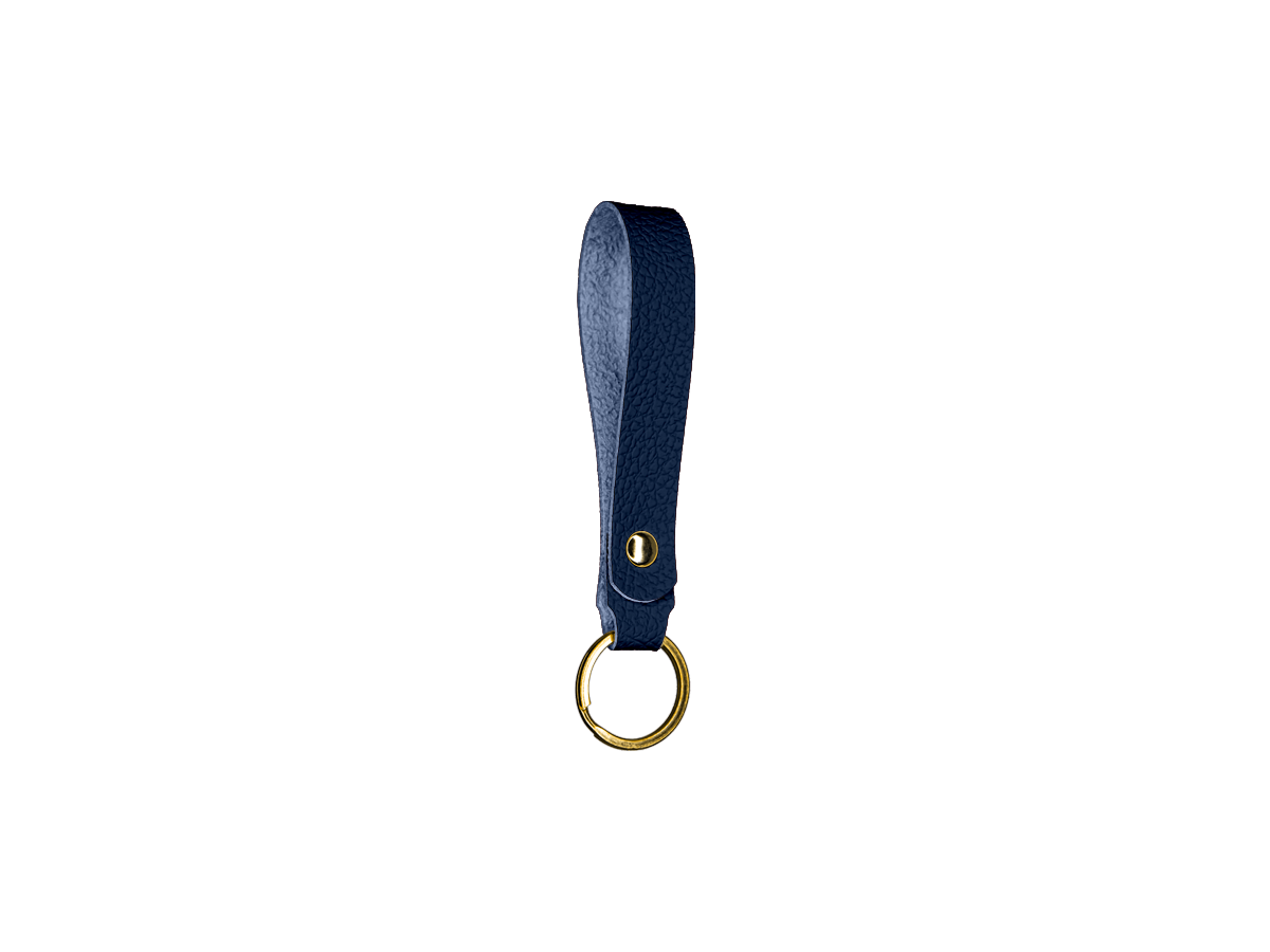 Medium leather key chain