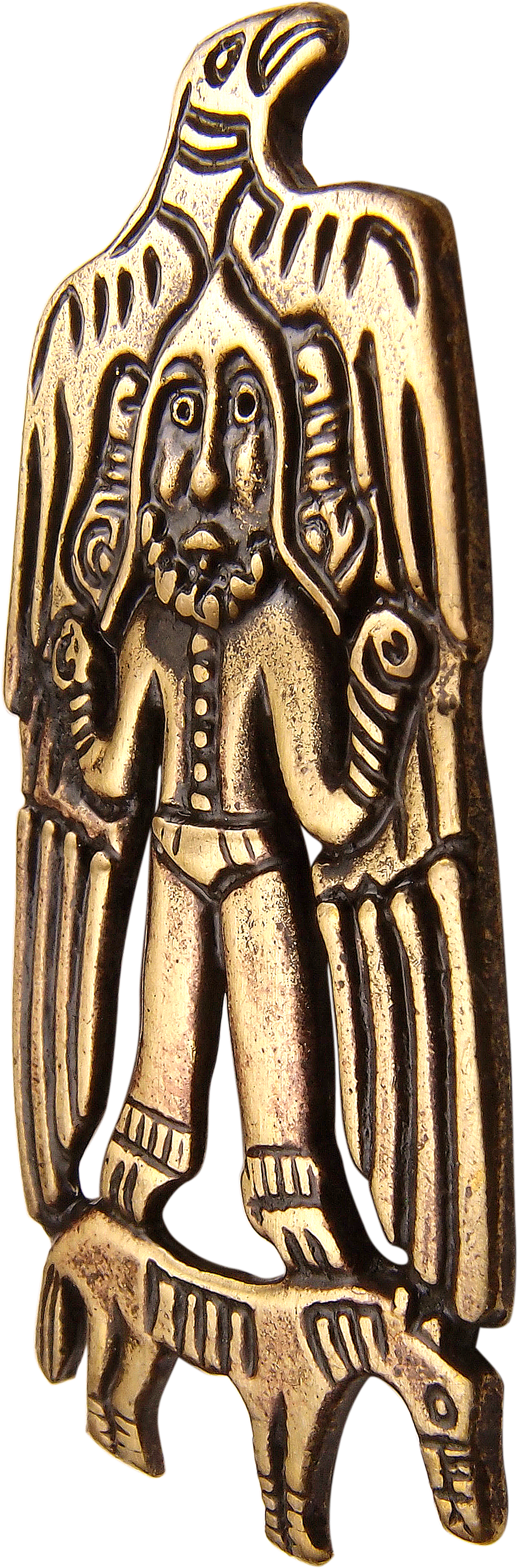 Pendant "Winged deity with an eagle on his head"