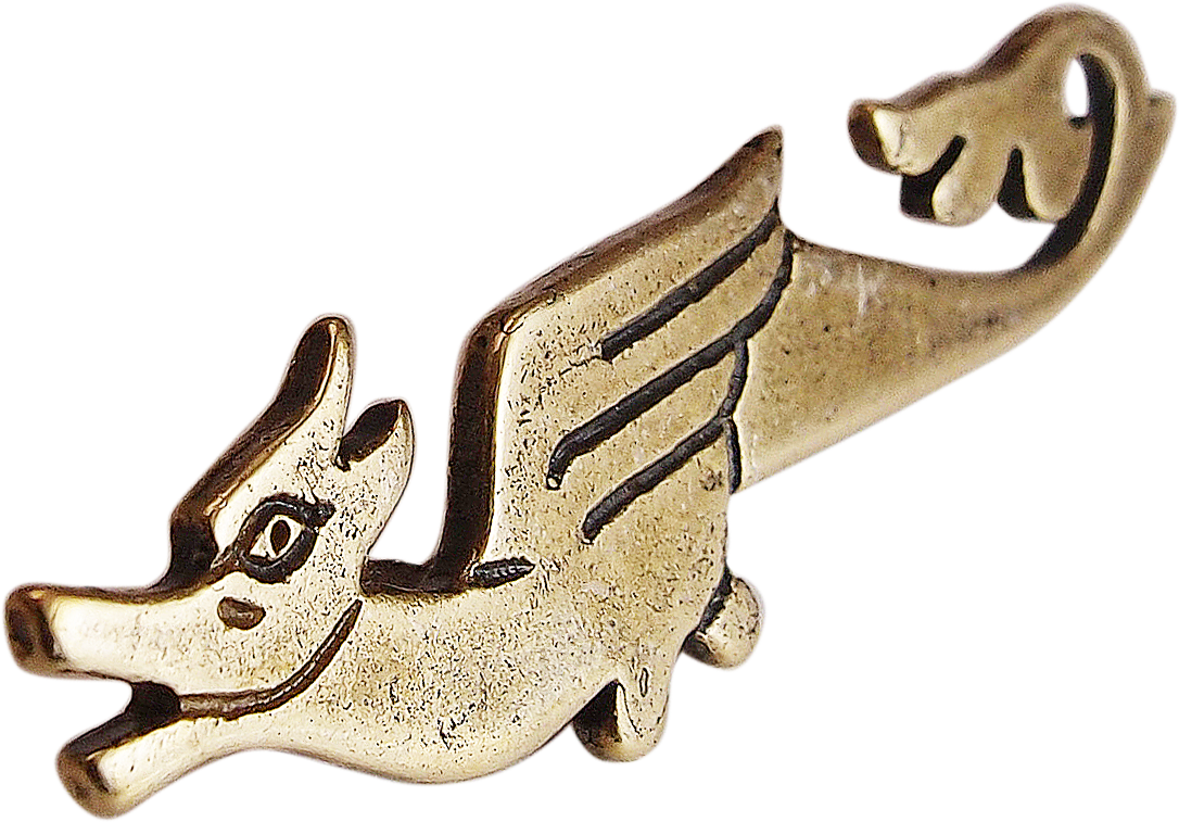 Brooch "Flying Serpent"