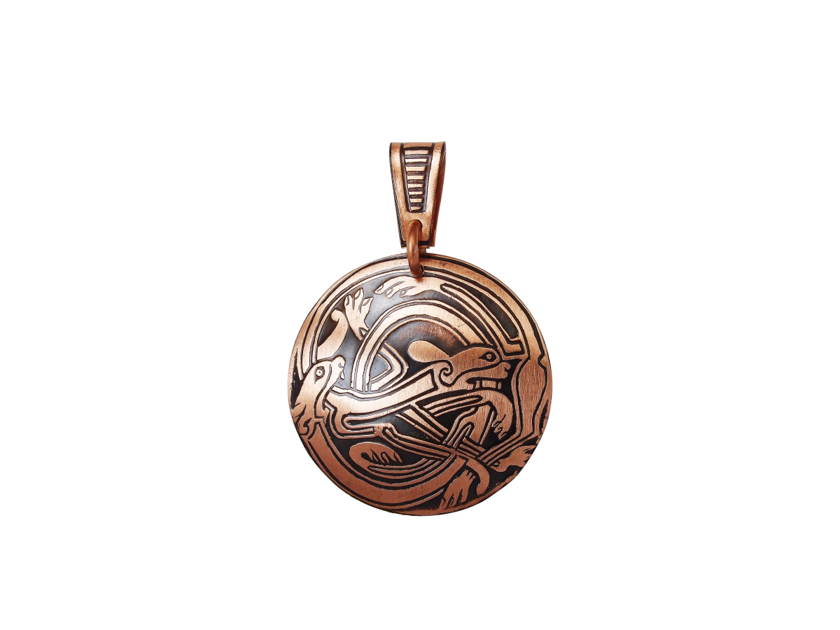 Pendant "Celtic Interlaced Dogs"