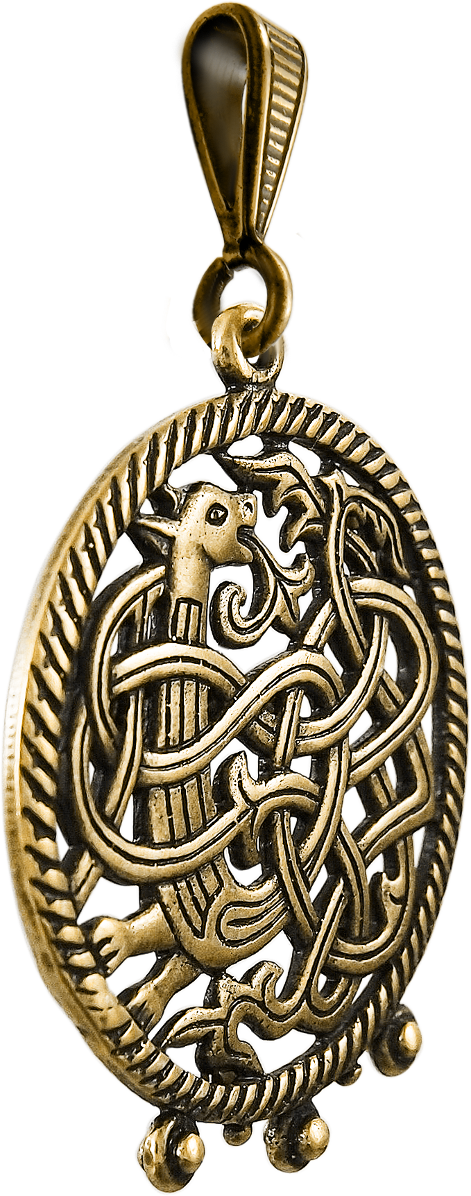 Slotted pendant "Unknown animal"