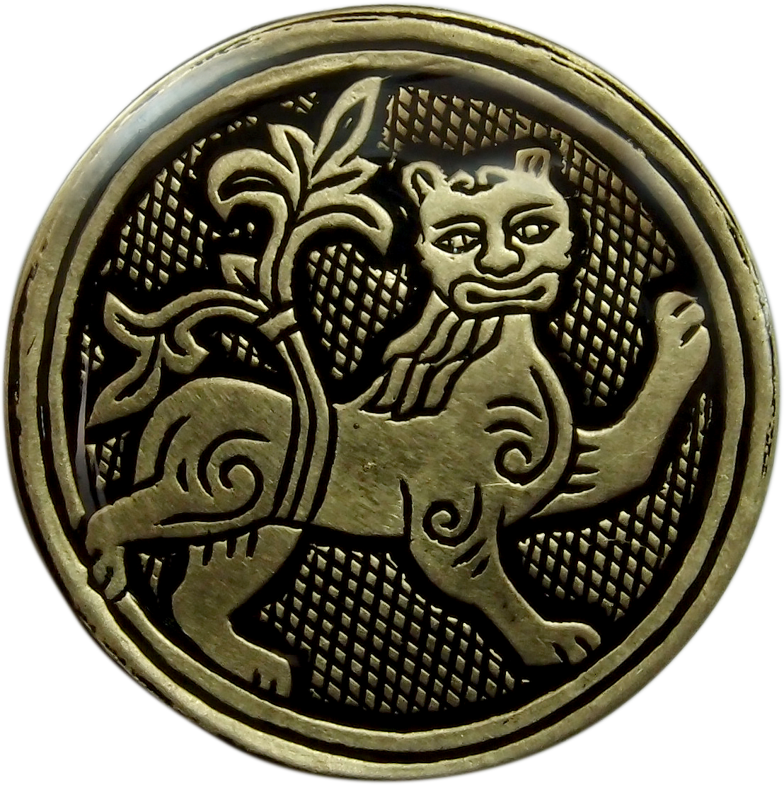 Magnet "Lion with a flourishing tail"