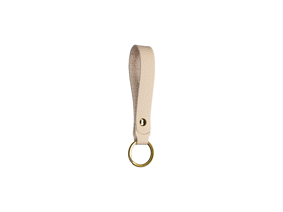 Medium leather key chain