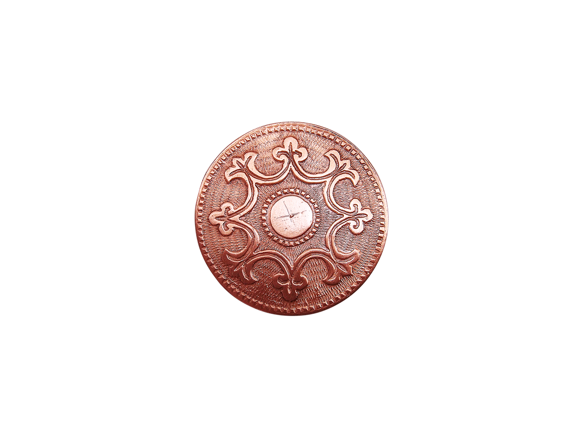 Copper penny "Wish for wealth"