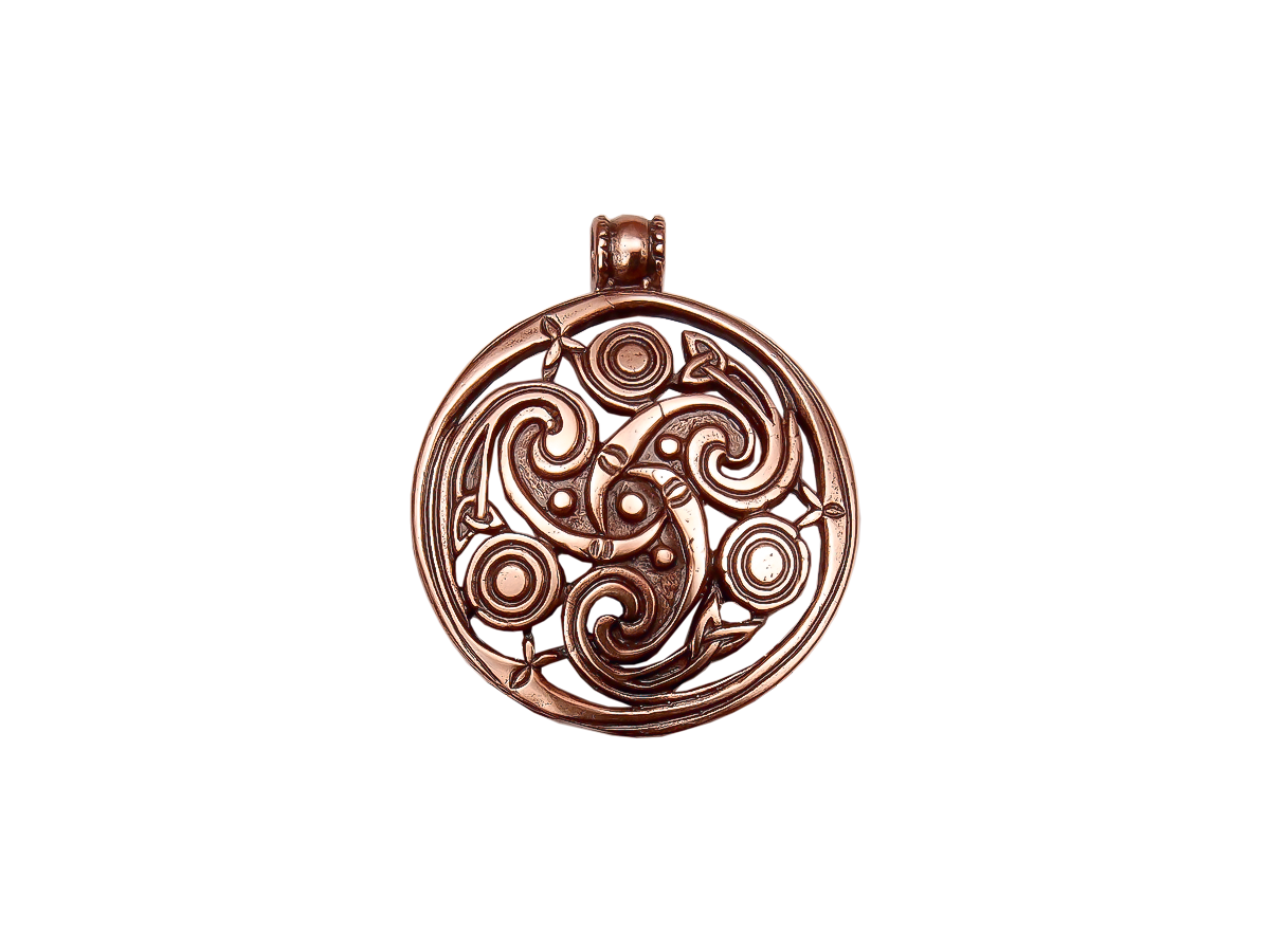 Slotted pendant "Three-legged Kolovrat"