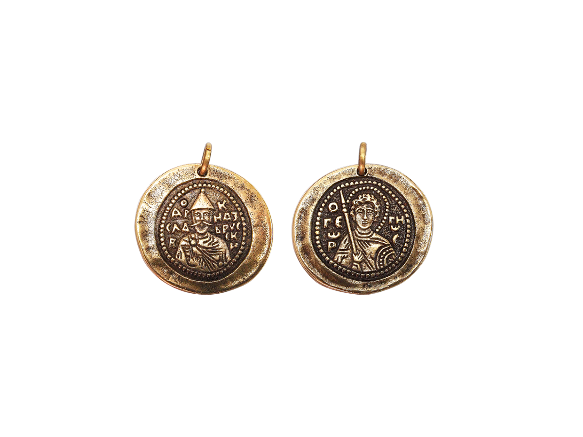 Double-sided pendant "Seal of Yaroslav the Wise"