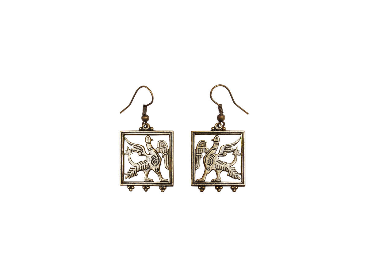 Earrings "Tsar-birds"