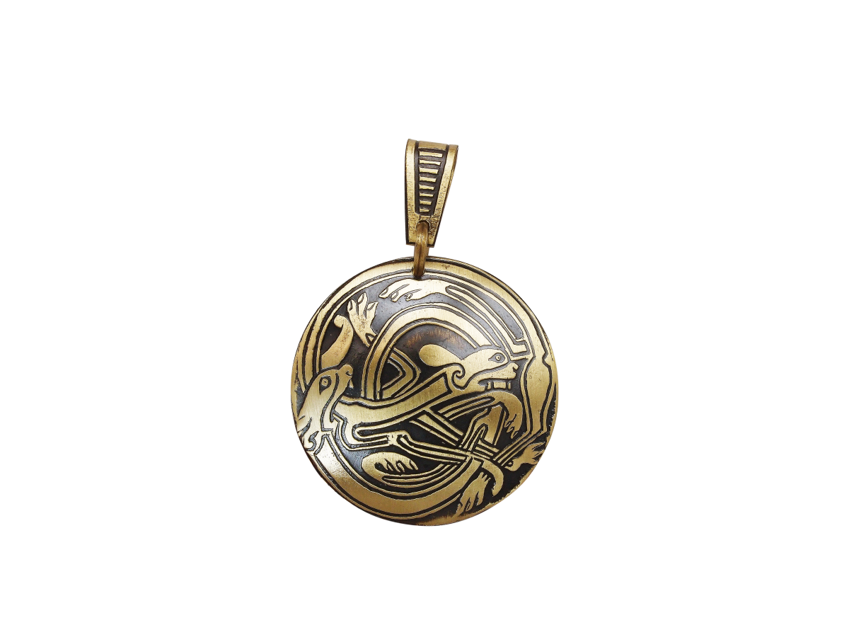 Pendant "Celtic Interlaced Dogs"