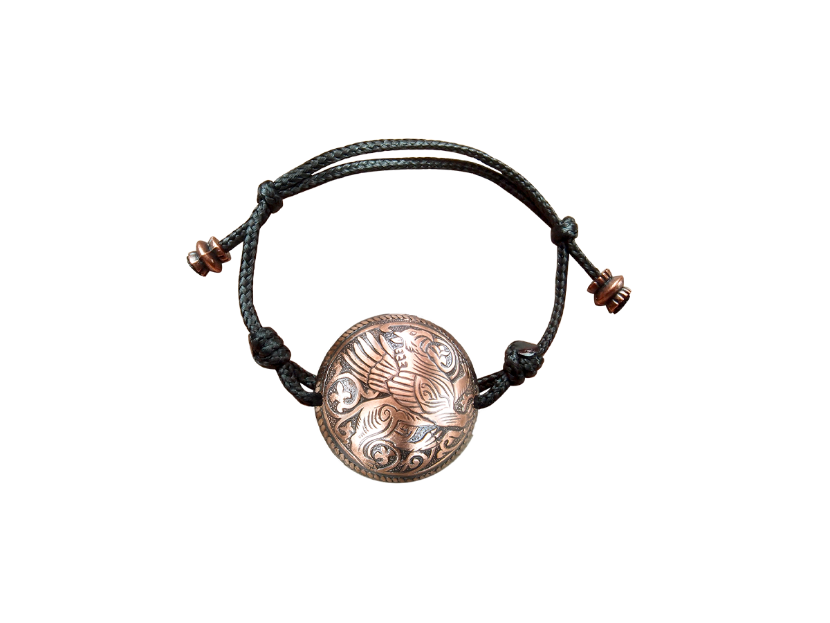 Spherical bracelet-lace "Suzdal griffin"