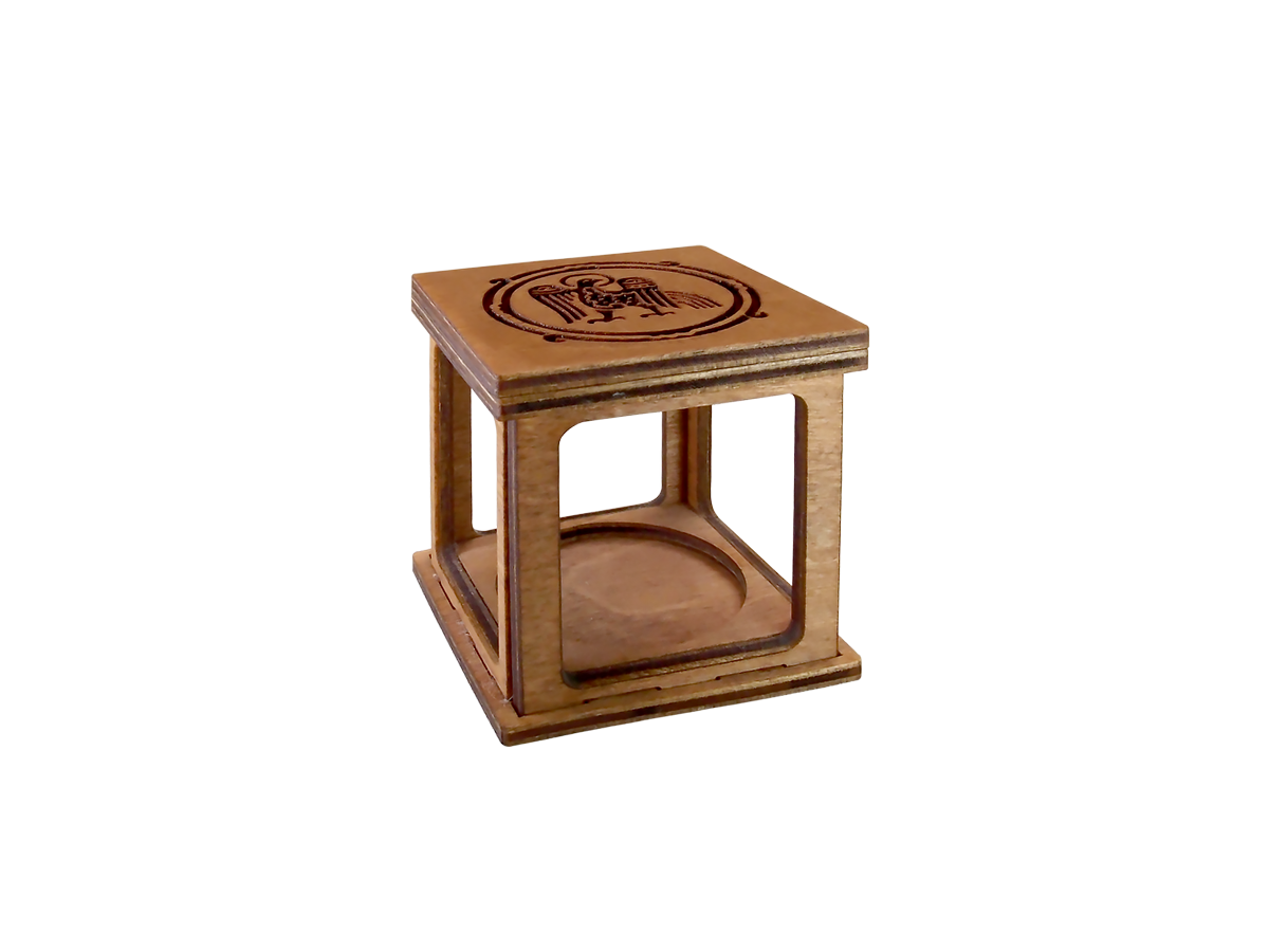 Souvenir box-18 for bells No. 2.5. Wood.