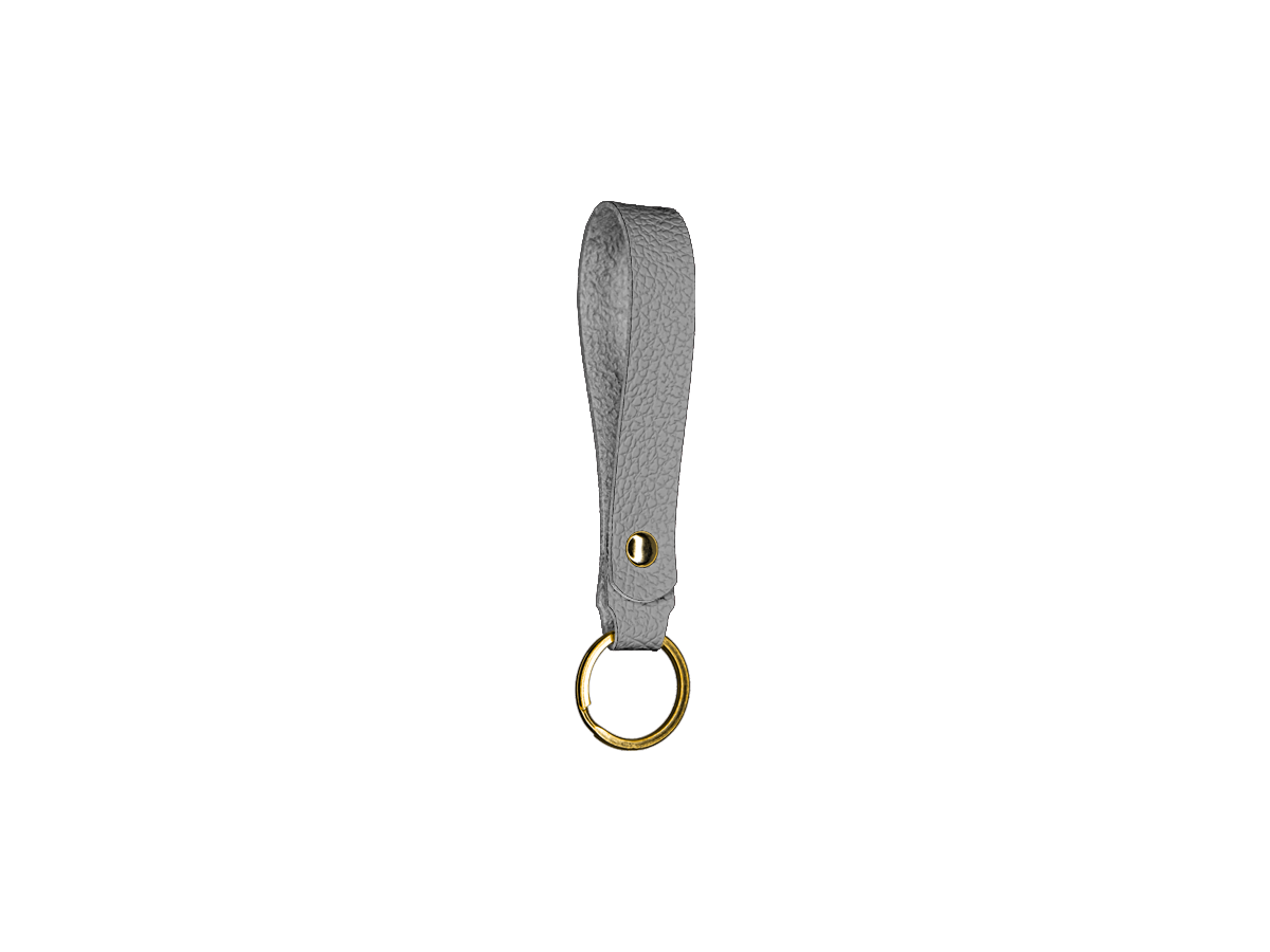 Medium leather key chain