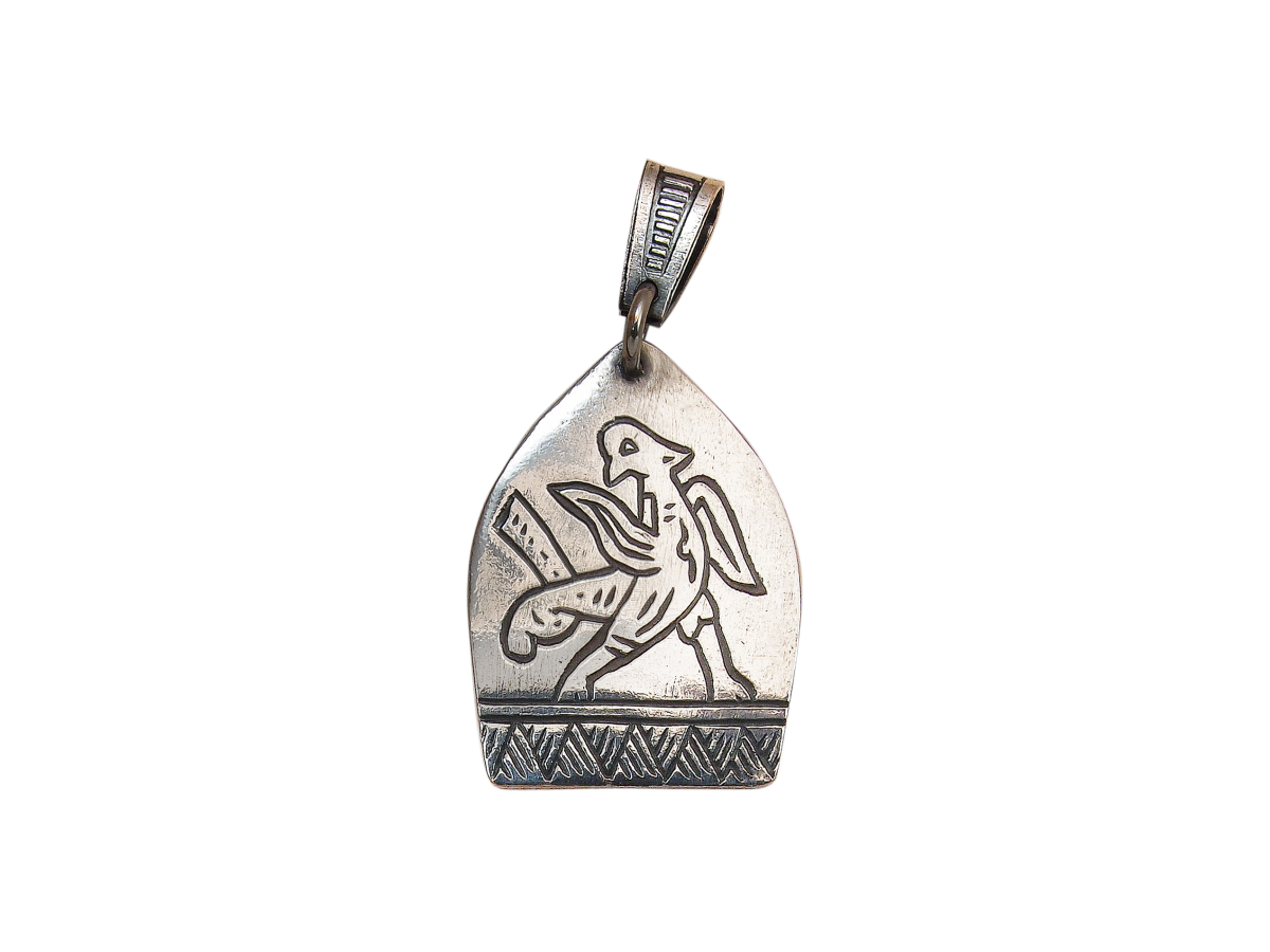 Pendant "Walking bird"