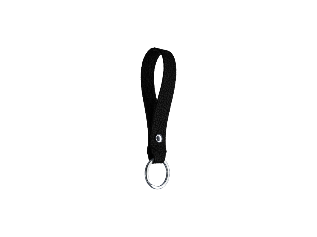 Medium leather key chain