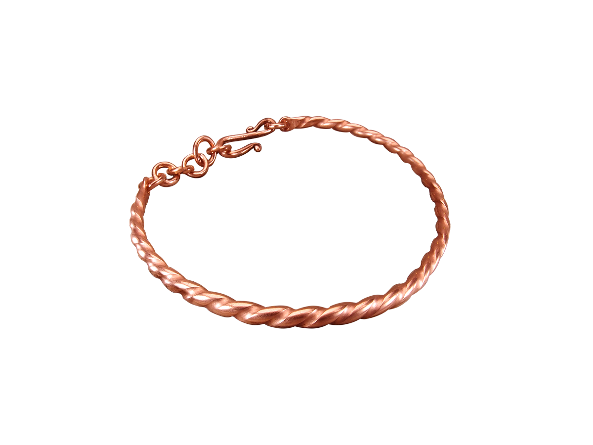 Twisted bracelet No. 2. Thickness 4 mm