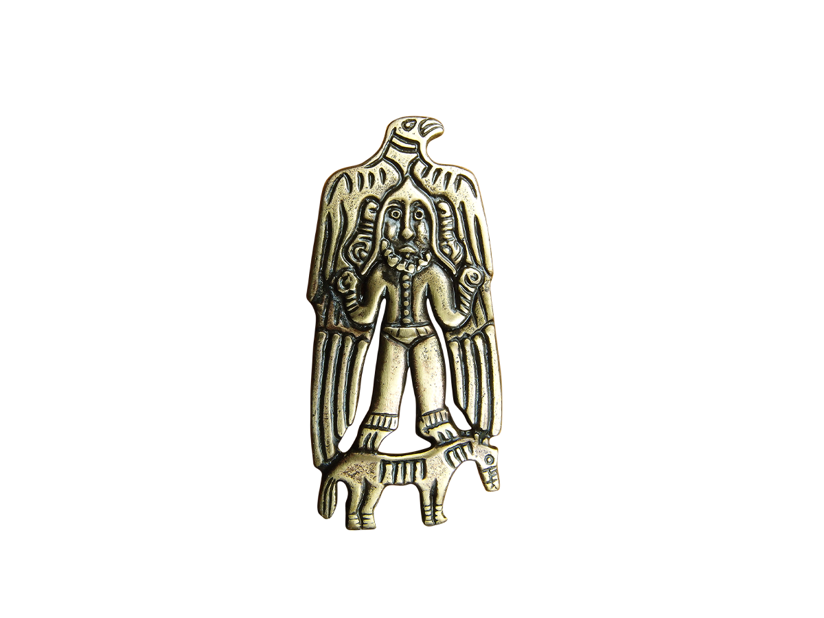 Pendant "Winged deity with an eagle on his head"