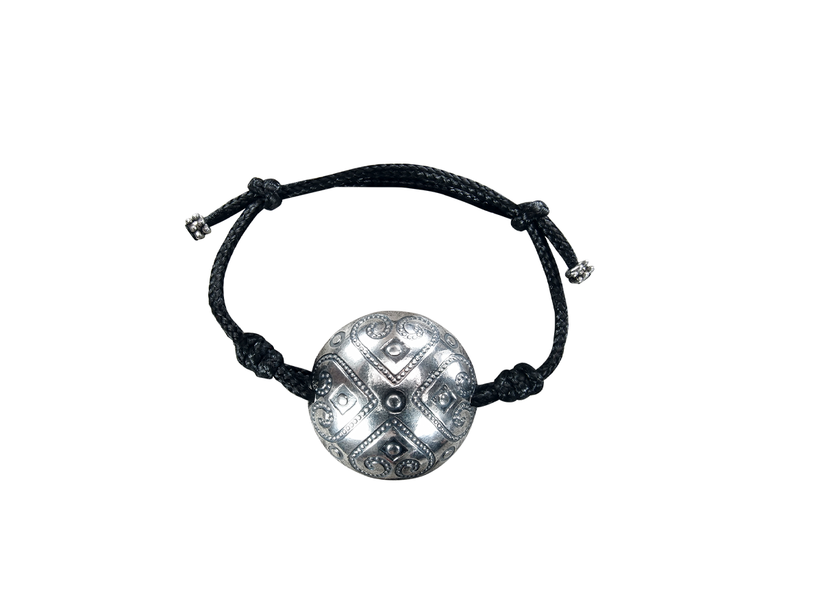 Spherical cord bracelet "Prosperity"